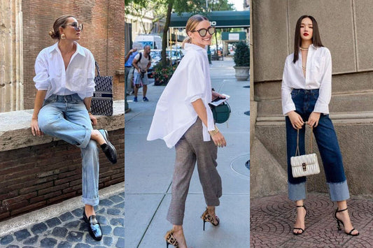 El poder de una blusa blanca en tu clóset