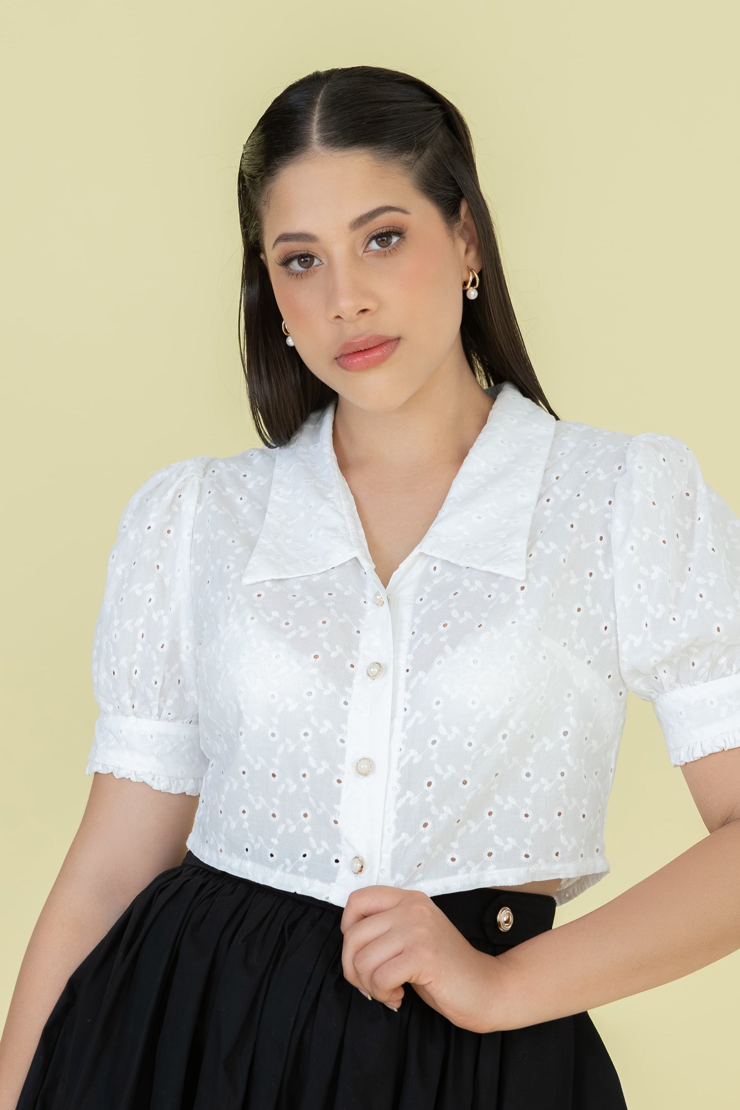 Crop Bonita blanco