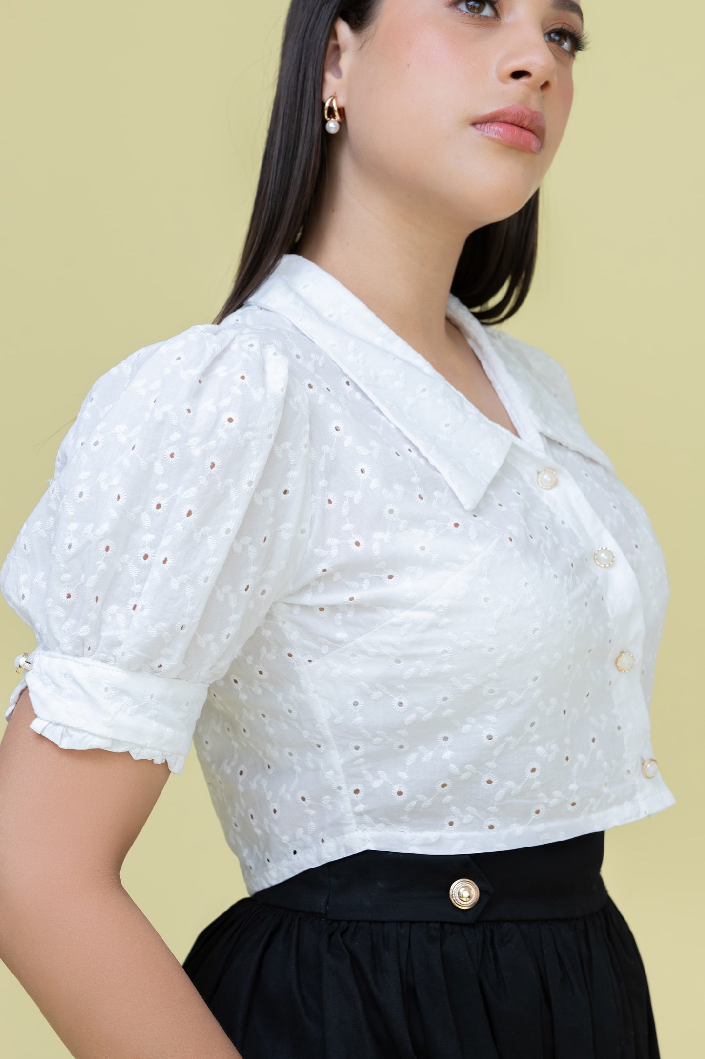Crop Bonita blanco