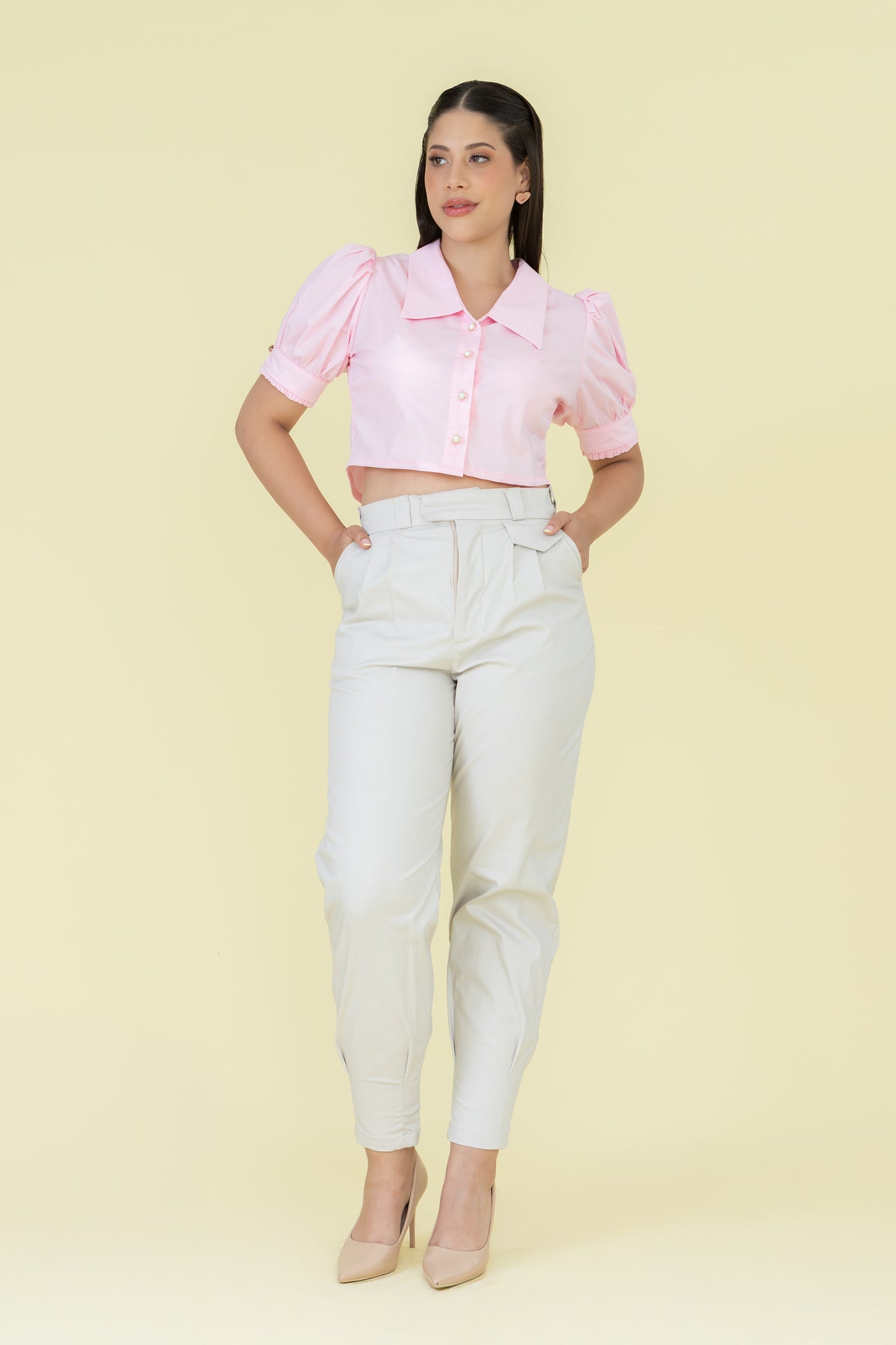 Crop Bonita rosado