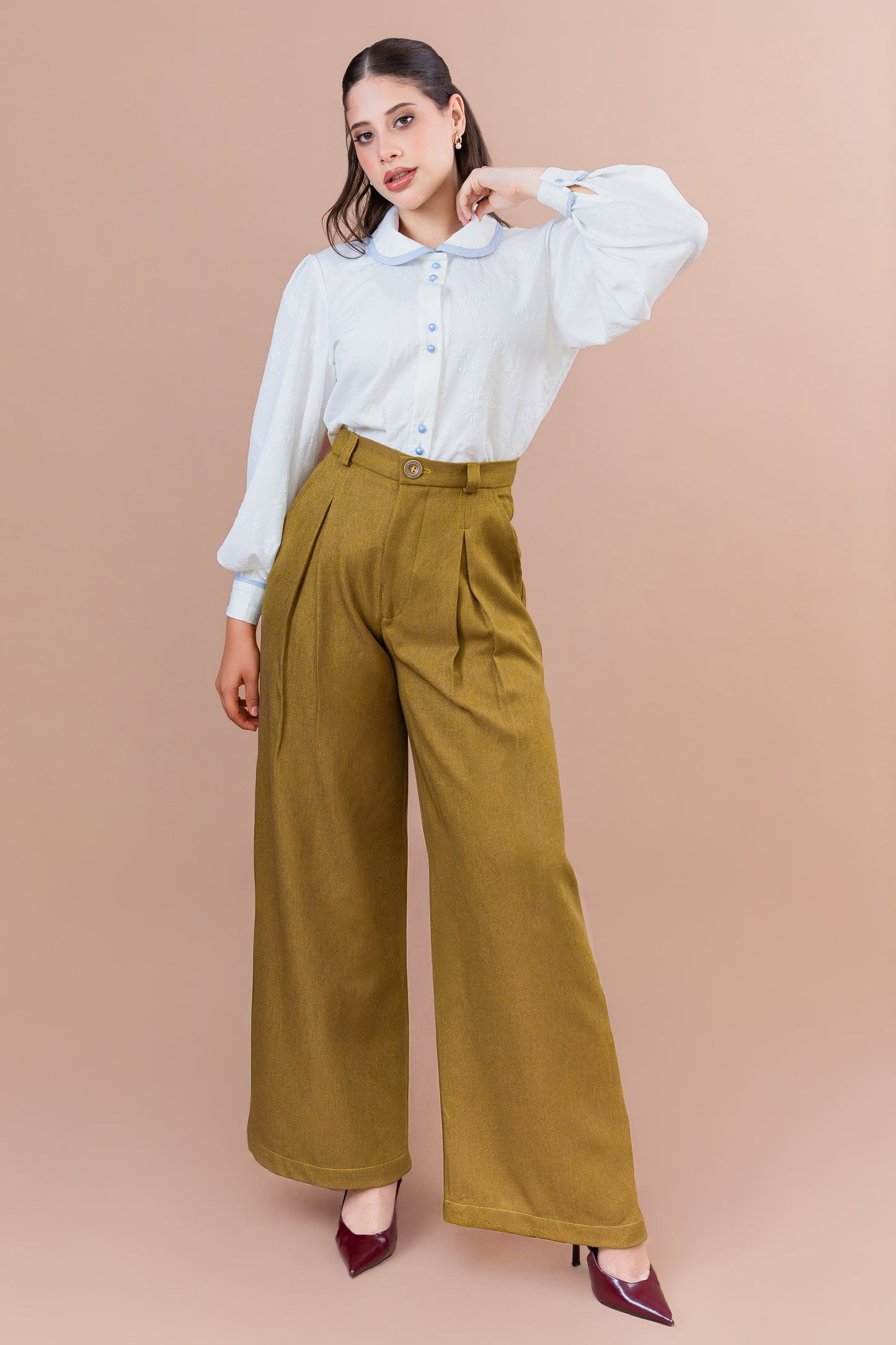 Blusa Mary Jane: blanca