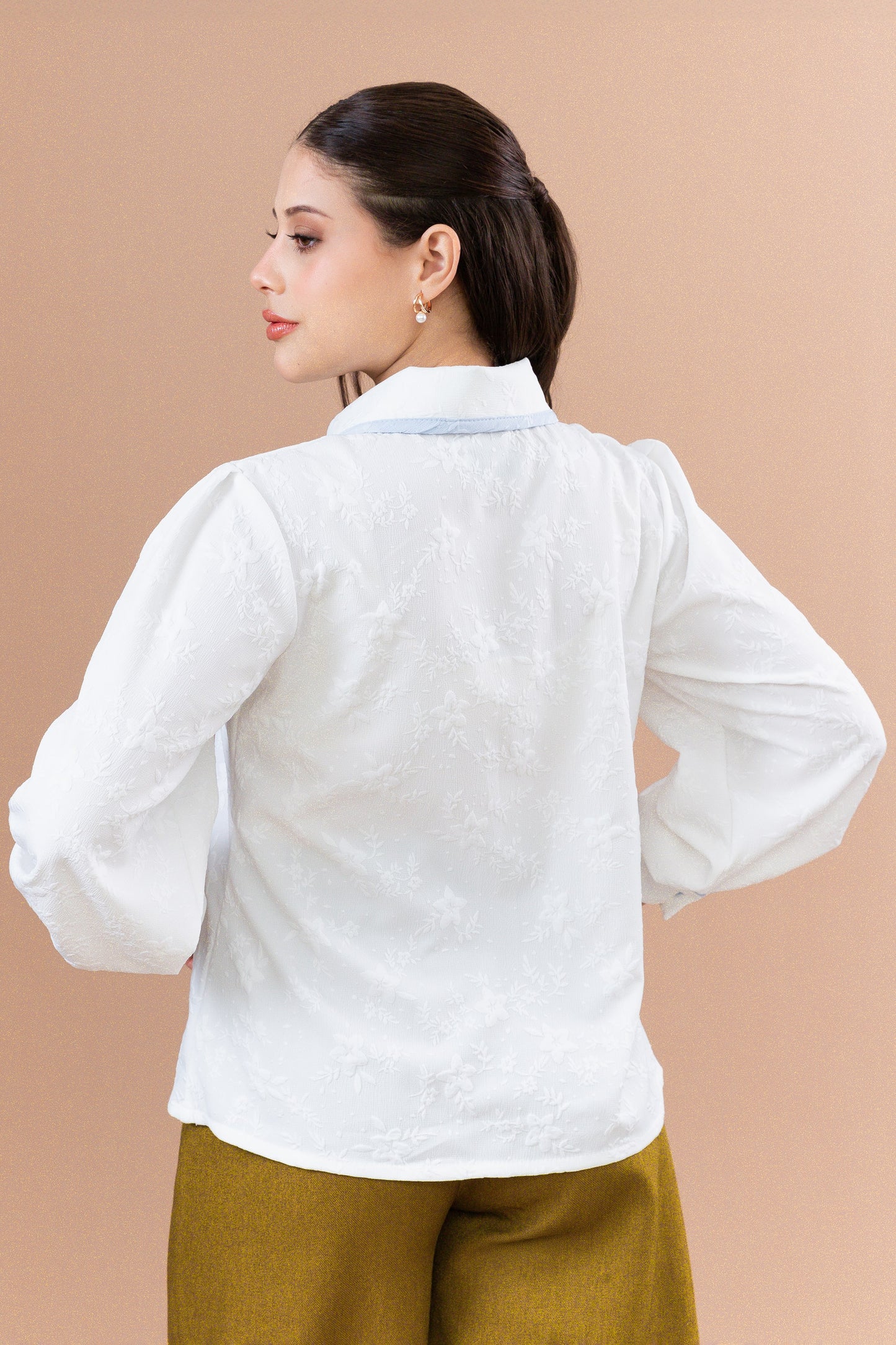 Blusa Mary Jane: blanca