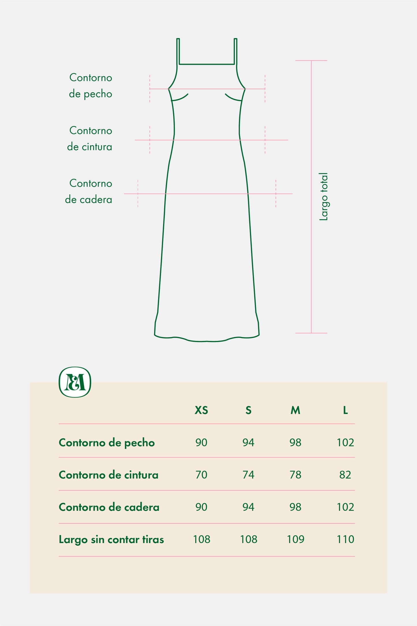 Vestido midi Parisina