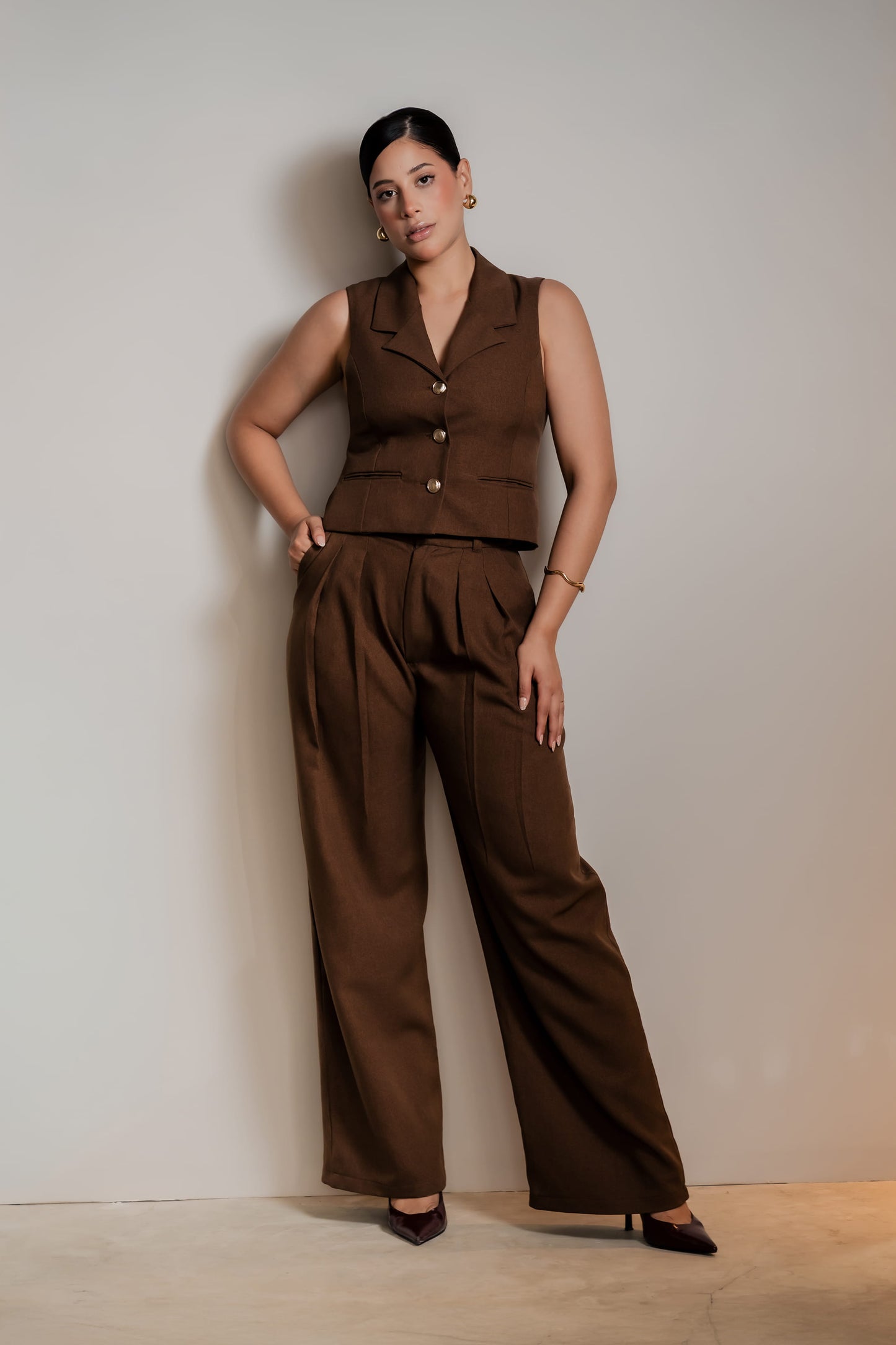 Pantalón Clío – Chocolate