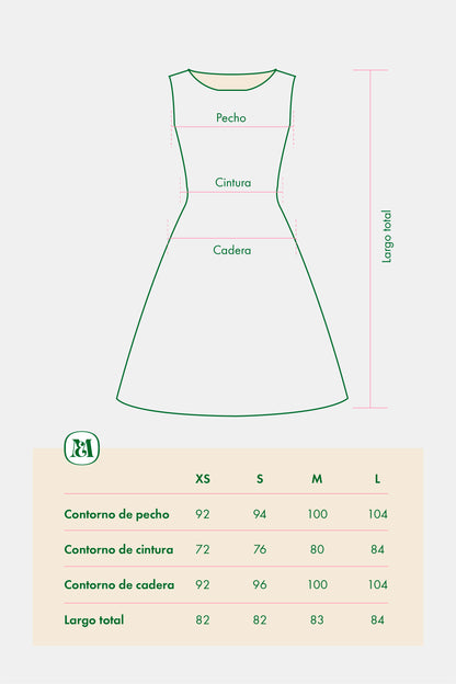 Vestido Julia líneas diplomáticas