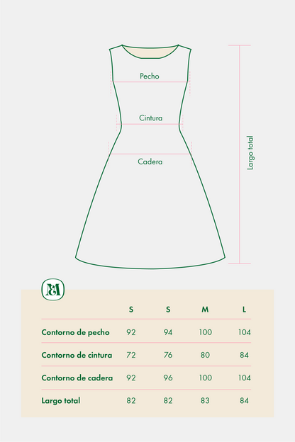 Vestido Julia líneas diplomáticas