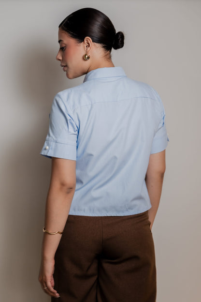 Blusa Margarette – Celeste