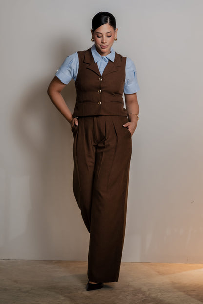 Pantalón Clío – Chocolate