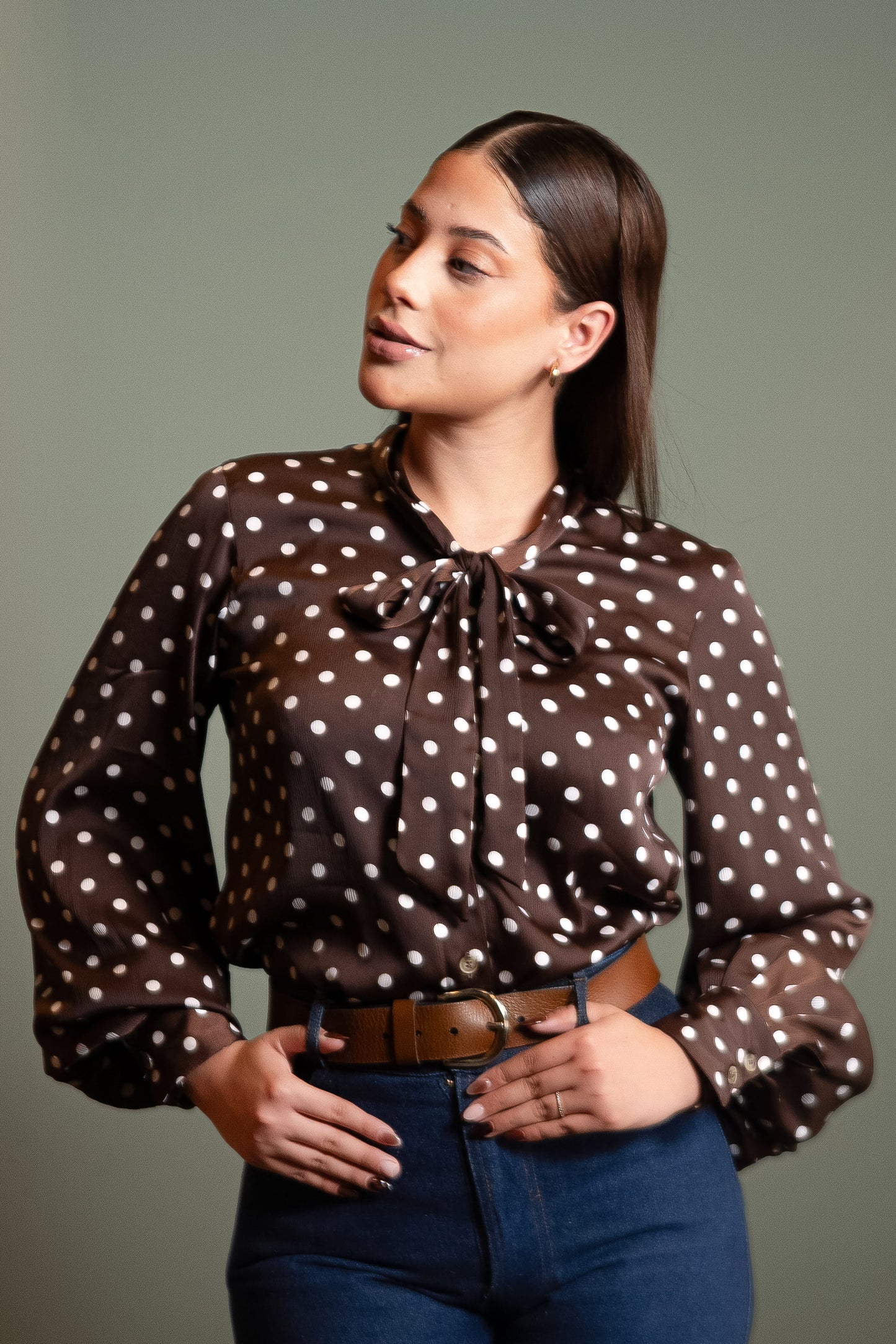 Blusa Donetalla chocolate
