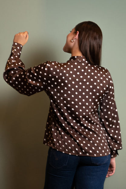 Blusa Donetalla chocolate