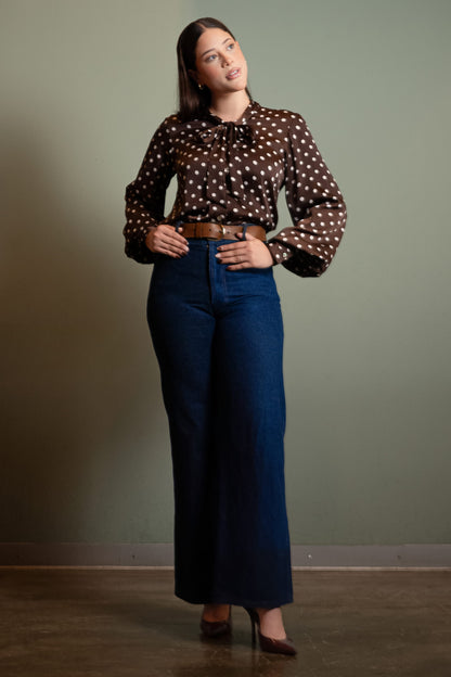 Blusa Donetalla chocolate