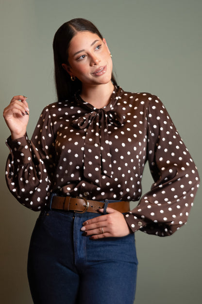Blusa Donetalla chocolate