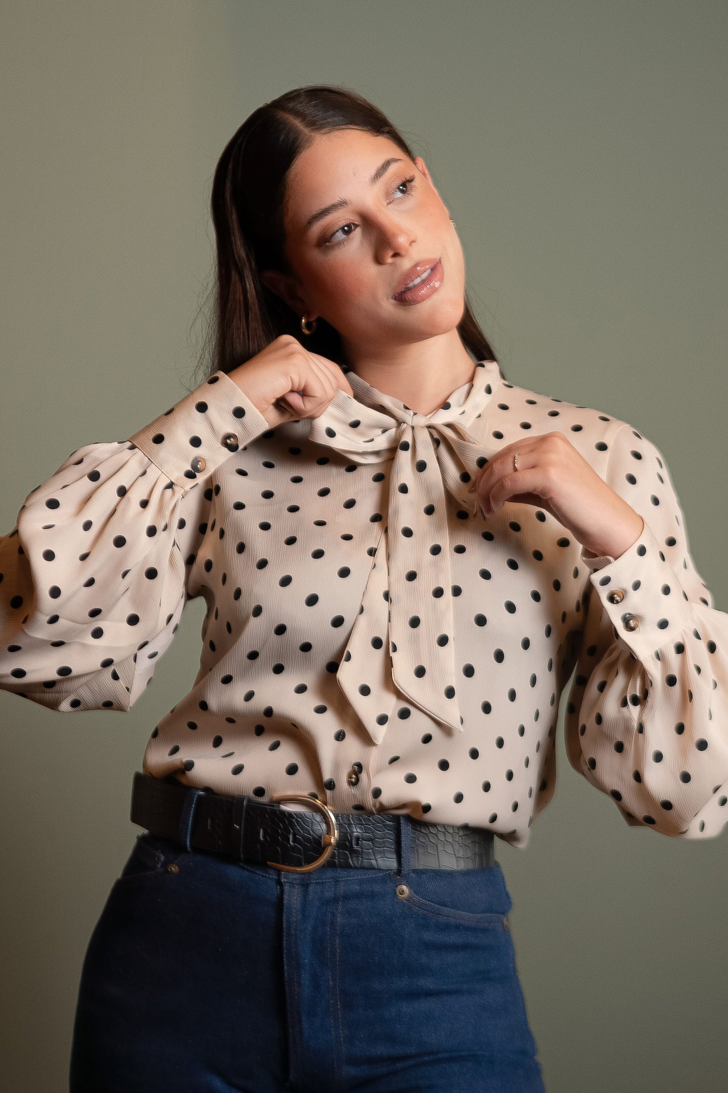 Blusa Donatella crema