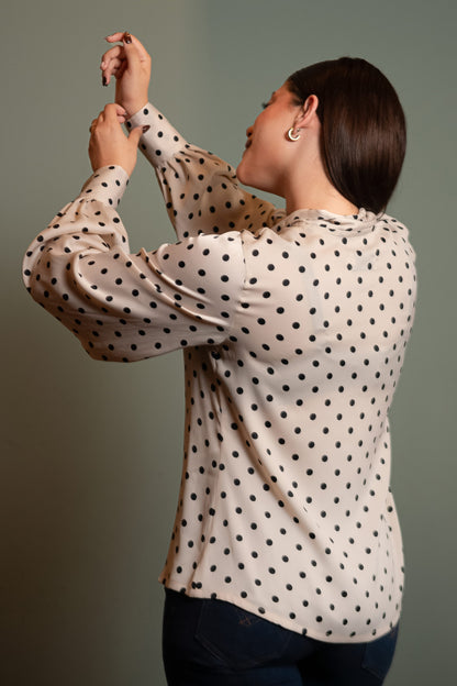 Blusa Donatella crema