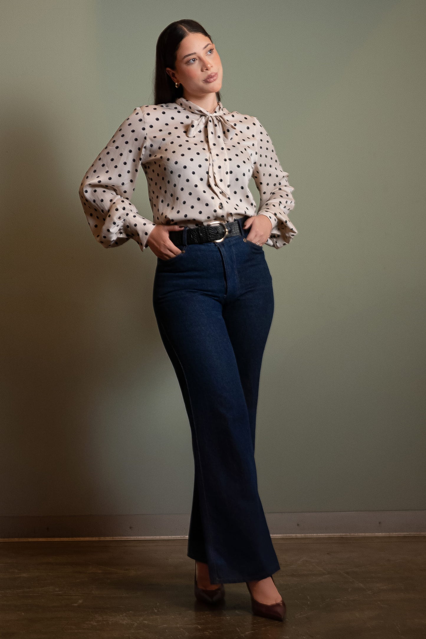 Blusa Donatella crema