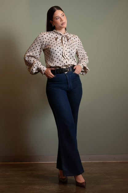 Blusa Donatella crema