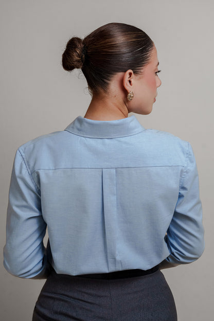 Blusa Megan celeste