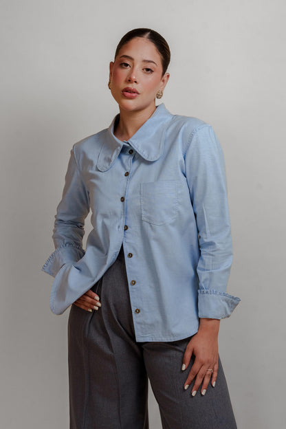 Blusa Megan celeste