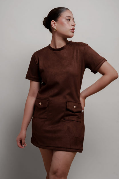 Vestido Diana chocolate