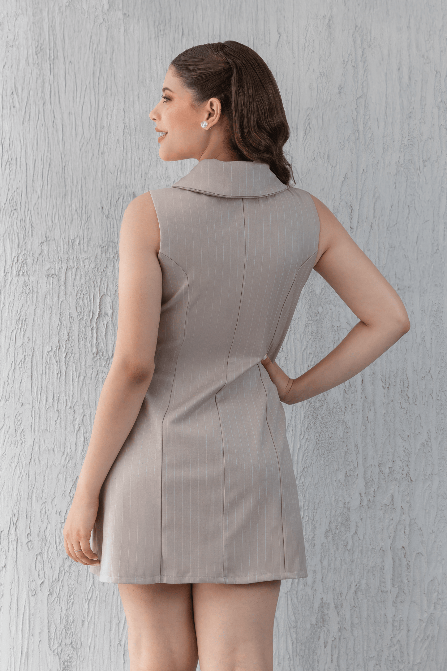 Vestido Emma beige