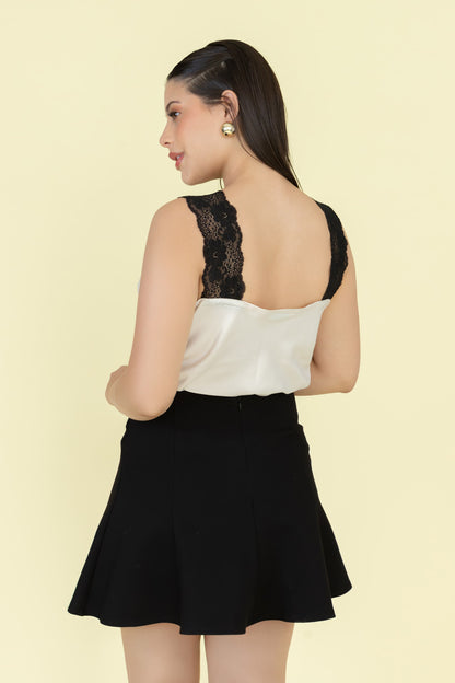 Falda mini Amore negro